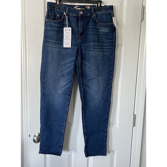 NWT Seven7 Marilyn Relaxed Fit Boyfriend Jeans - Size 8 - Picture 1 of 7